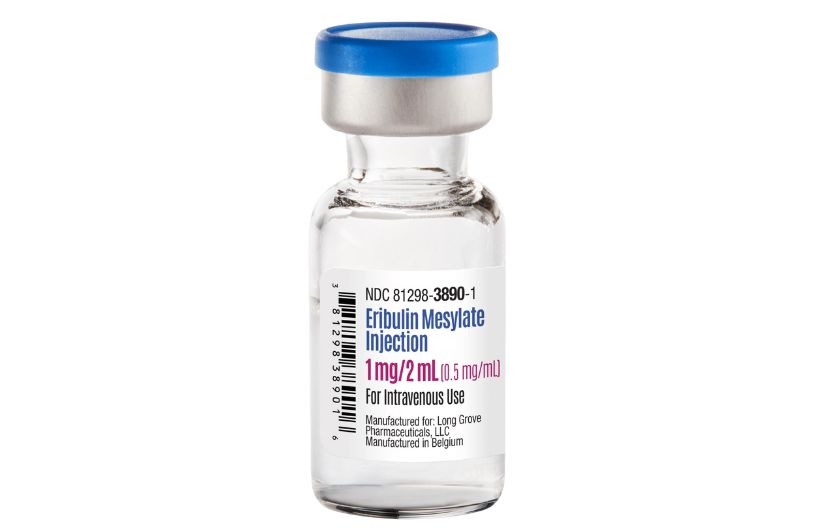 Bottle of Eribulin Mesylate